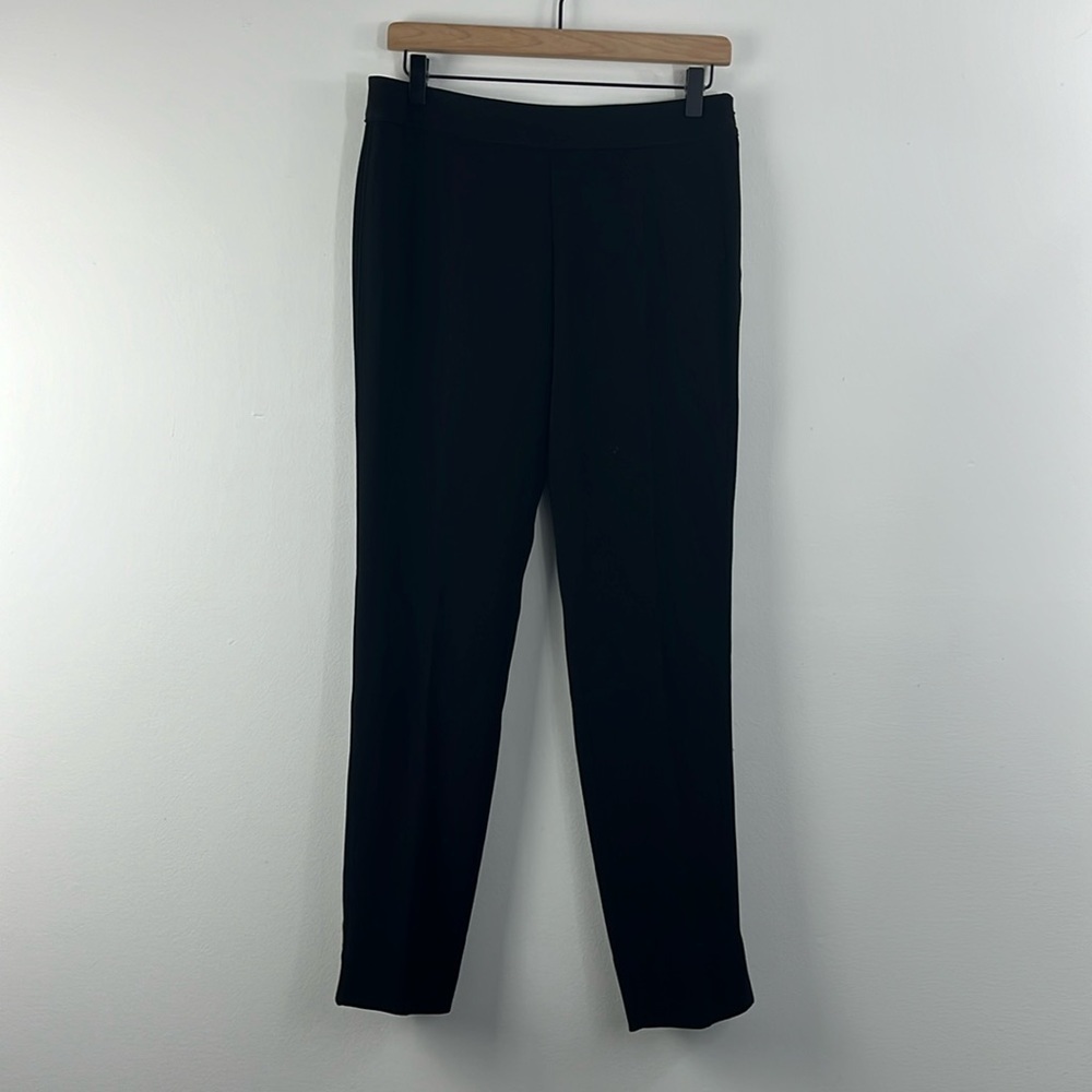 Tory Burch Rosetta Black Career Minimalist Ankle Pants Womens Size 2